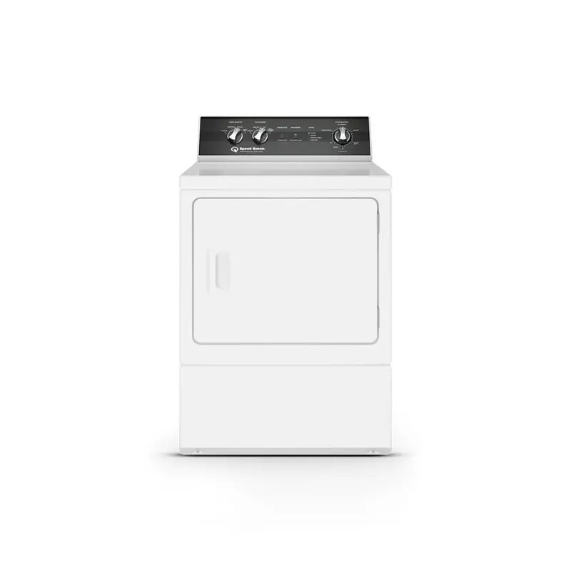 DR5 Sanitizing Electric Dryer with Steam Over-dry Protection Technology ENERGY STAR® Certified 5-Year Warranty - White Speed Queen
