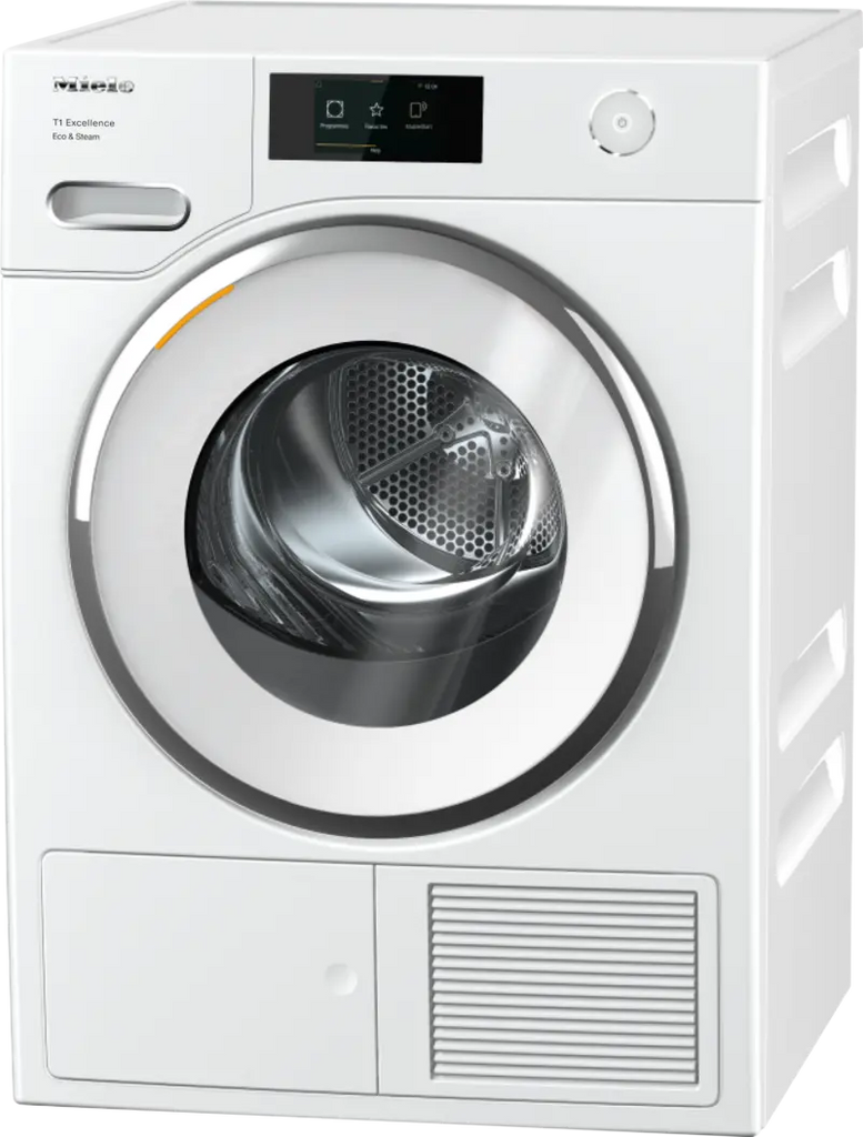 Miele 24" Ventless Condensing Electric Dryer with 4.02 Cu. Ft. Capacity, 19 Dry Cycles, M Touch Control, Honeycomb Dryer Drum, PerfectDry System and SoftSteam - White Miele