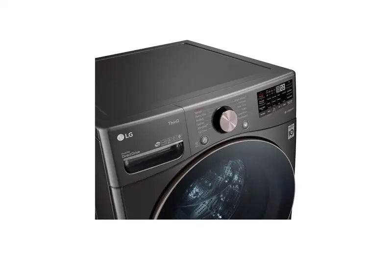 Top of LG 4.5 Cu. Ft.  Ultra Large Capacity Front Load Washer with TurboSteam™, TurboWash™ 360°