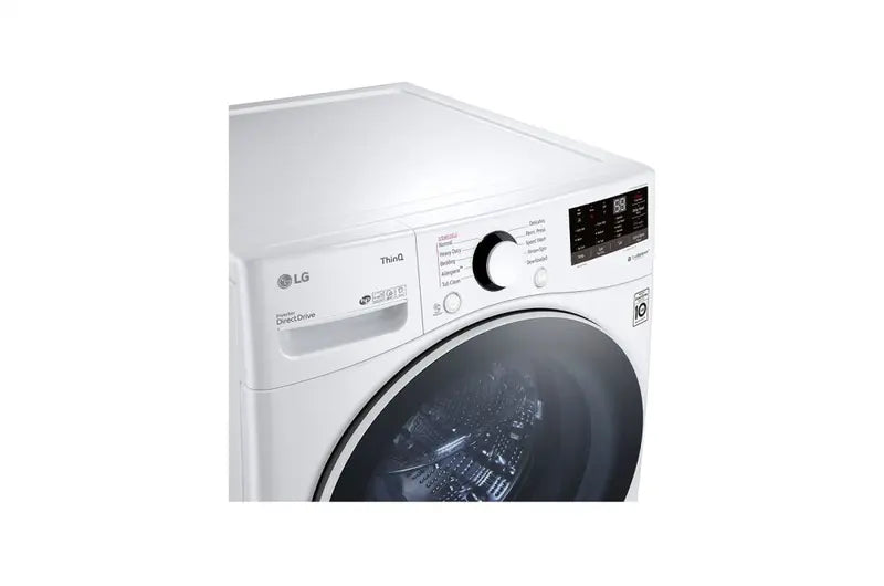 Top of LG 4.5 Cu. Ft. Ultra Large Capacity Front Load Washer with Steam Technology