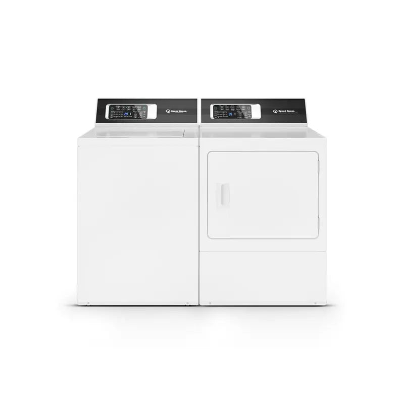Speed Queen 3.2 Cu. Ft. Ultra-Quiet Top Load Washer with Perfect Wash™ paired with matching dryer