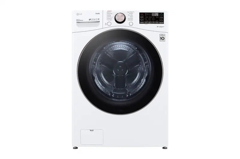 Front of LG 4.5 Cu. Ft. Ultra Large Capacity Front Load Washer with TurboSteam™, TurboWash™ 360°