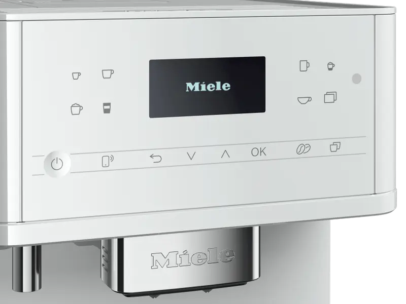 Miele CM 6160 MilkPerfection - Countertop coffee machine With WiFi Conn@ct and a wide selection of specialty coffees for maximum freedom. - Lotus White Miele