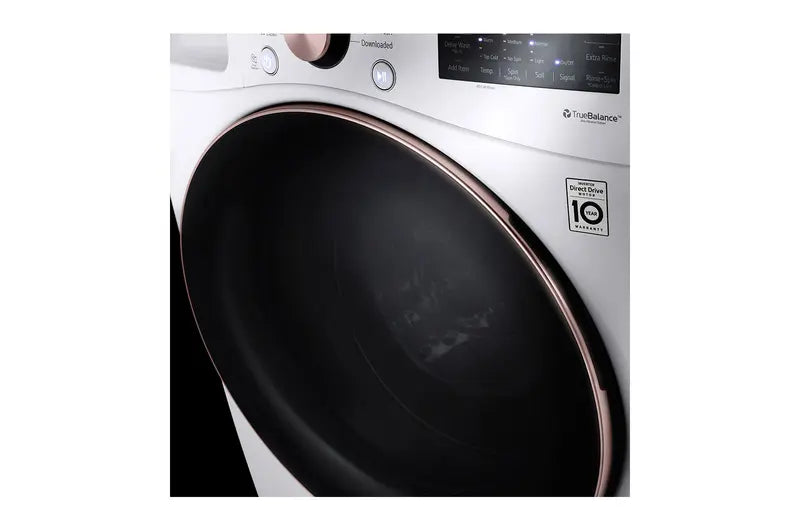 LG 4.5 Cu. Ft. Ultra Large Capacity Front Load Washer with TurboSteam™, TurboWash™ 360° - White LG