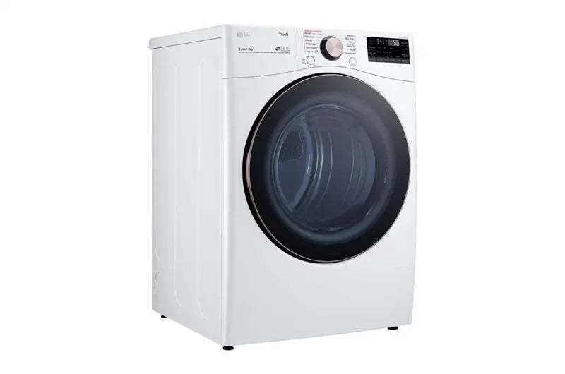 LG 7.4 Cu. Ft. Ultra Large Capacity Front Load Electric Dryer with TurboSteam™ - White LG