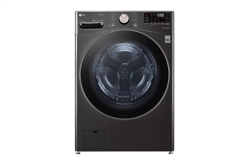 Front of LG 4.5 Cu. Ft.  Ultra Large Capacity Front Load Washer with TurboSteam™, TurboWash™ 360°