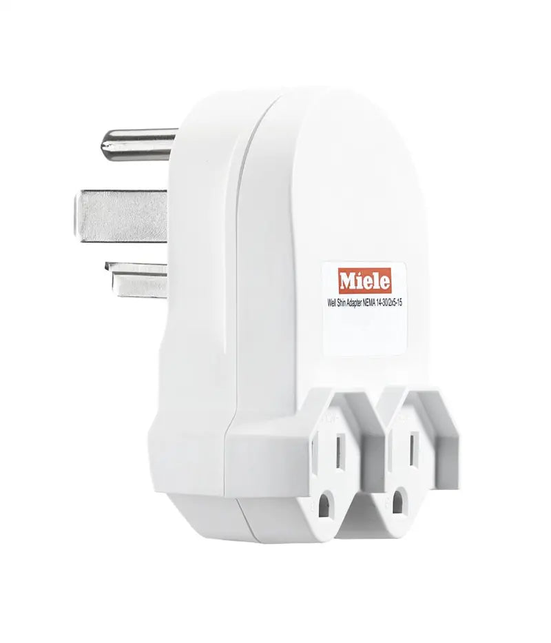 Required Miele NEMA Adapter for connection of both W1 washer and T1 dryer to one 208/240 volt line Miele