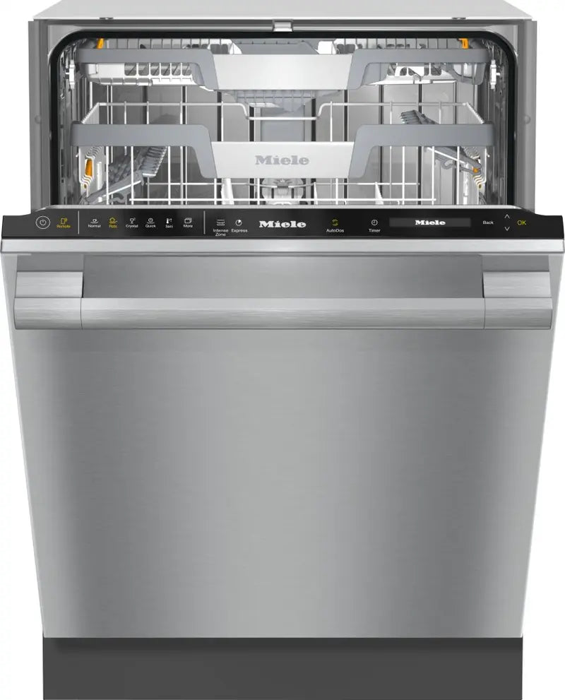 Miele 7000 Series Contour Handle Dishwasher, 9 cycles, 40 dBA, 3D